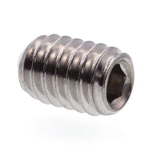 8/32 Thread - 1/4in. Long - Brass 5/64 Hex Drive Set Screw