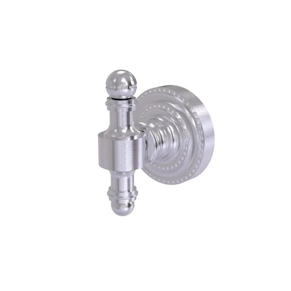 Allied Brass Retro Dot Collection J-Hook Robe/Towel Hook in Satin Chrome