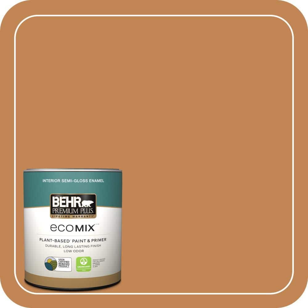 1 qt. #280D-6 Mulling Spice Semi-Gloss Enamel EcoMix Plant-Based Interior Paint & Primer price history on PriceWatchPro