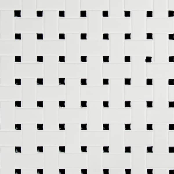 MSI Retro Bianco Weave 11.73 in. x 11.73 in. Matte Porcelain Patterned Look Floor and Wall Tile (14.4 sq. ft./Case)