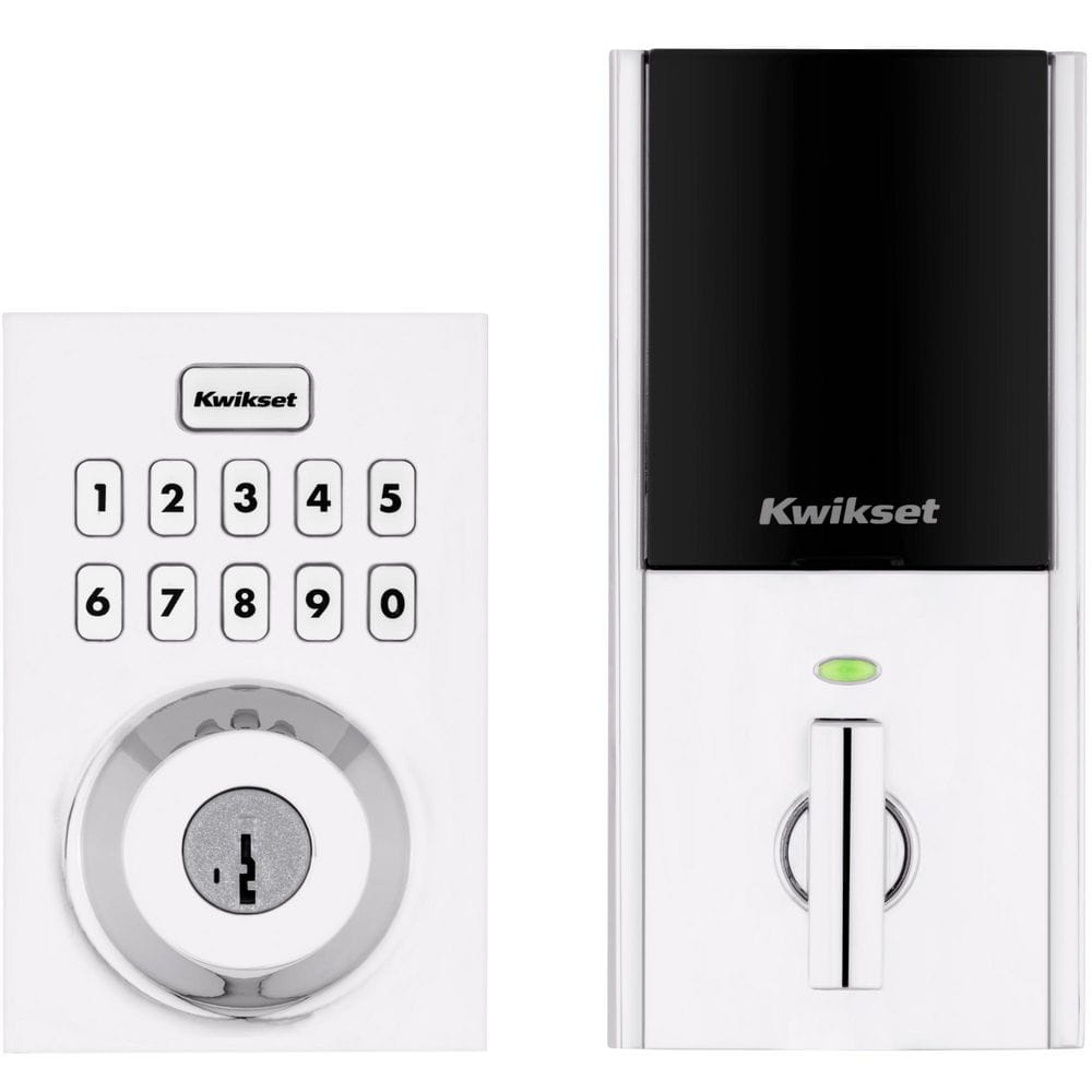 HomeConnect 620 Polished Chrome Contemporary Z-Wave Long Range Enabled Keypad Smart Lock with Convenient Keyless Entry price history on PriceWatchPro