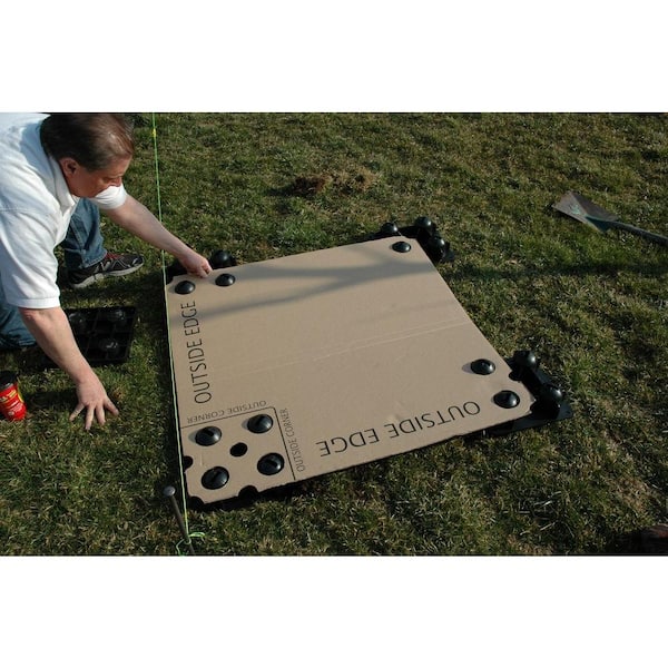 UDECX 10-ft x 10-ft Flint Grey Composite Patio Deck Starter Kit