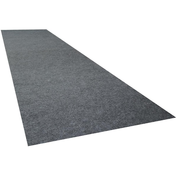 Drymate 6ft. W x 4 ft. 10 in. L Charcoal Commercial/Residential Polyester Garage Flooring Maintenance Mat, Grey