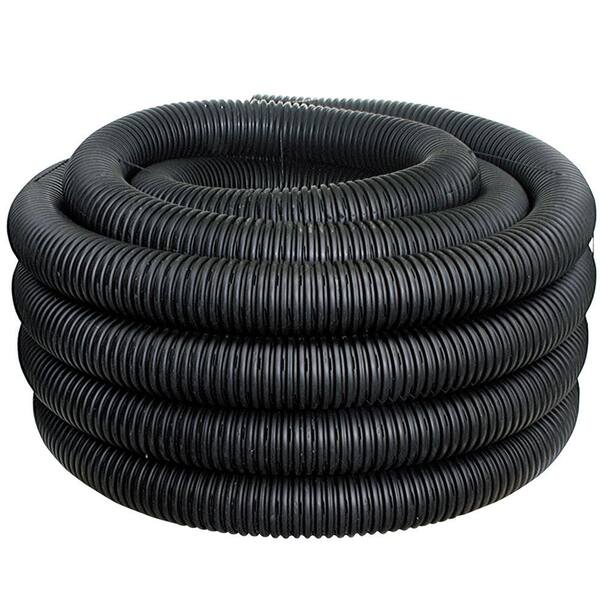 Advanced Drainage Systems 4 in. x 250 ft. Corrugated Pipes Drain Pipe Perforated