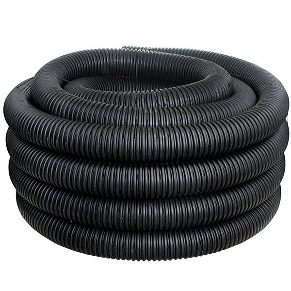 Advanced Drainage Systems 4 in. x 250 ft. Corrugated Pipes Drain Pipe Perforated