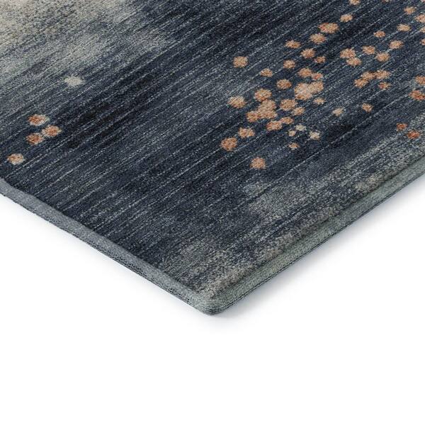 Mayfield Premium Machine Washable Abstract AMF1995 Linen 5 ft. x 7 ft. 6 in. Area Rug