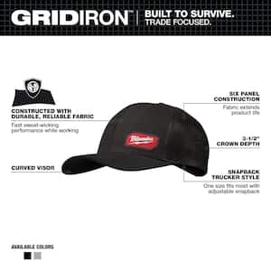 Gridiron Gray Adjustable Fit Trucker Hat
