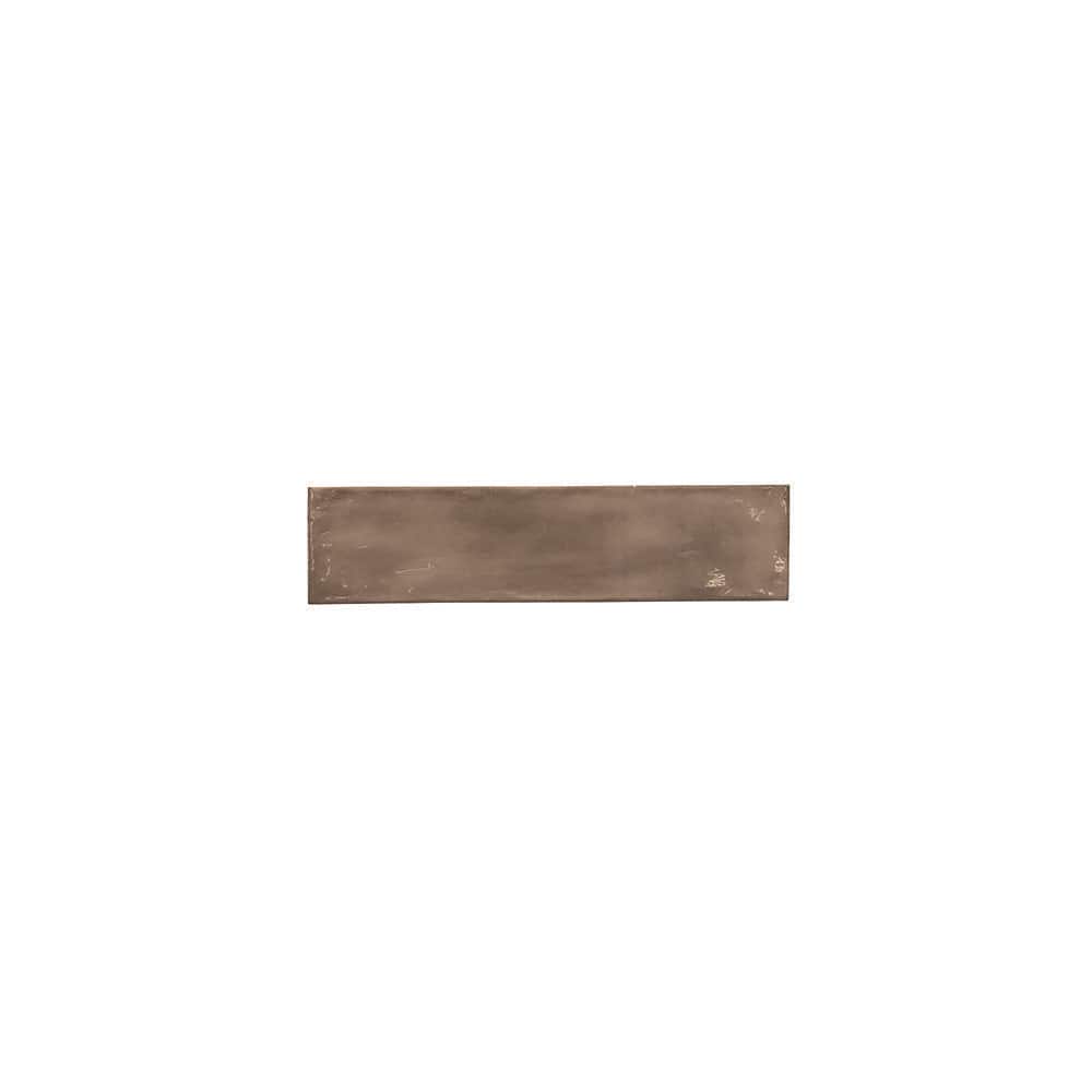 Take Home Sample-Rustico Brown 3 in. x 6 in. Glossy Ceramic Rectangular Wall Tile Sample price history on PriceWatchPro