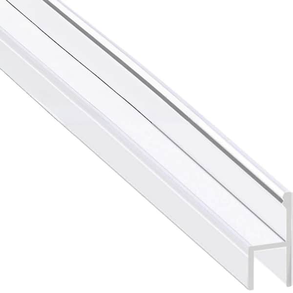 120 in. Silicone Shower Glass Door Seal Strip with Soft, Sweep, Frameless for Stopping Leaks and Sealing Shower Doors
