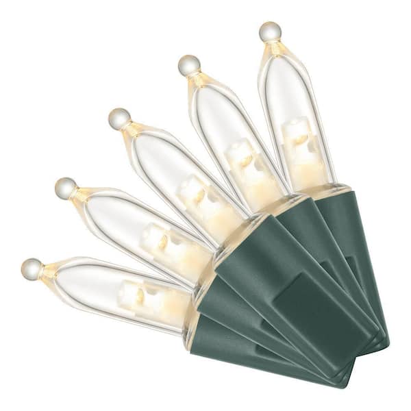 50 Warm White Mini LED Lights with Battery Operated Timer