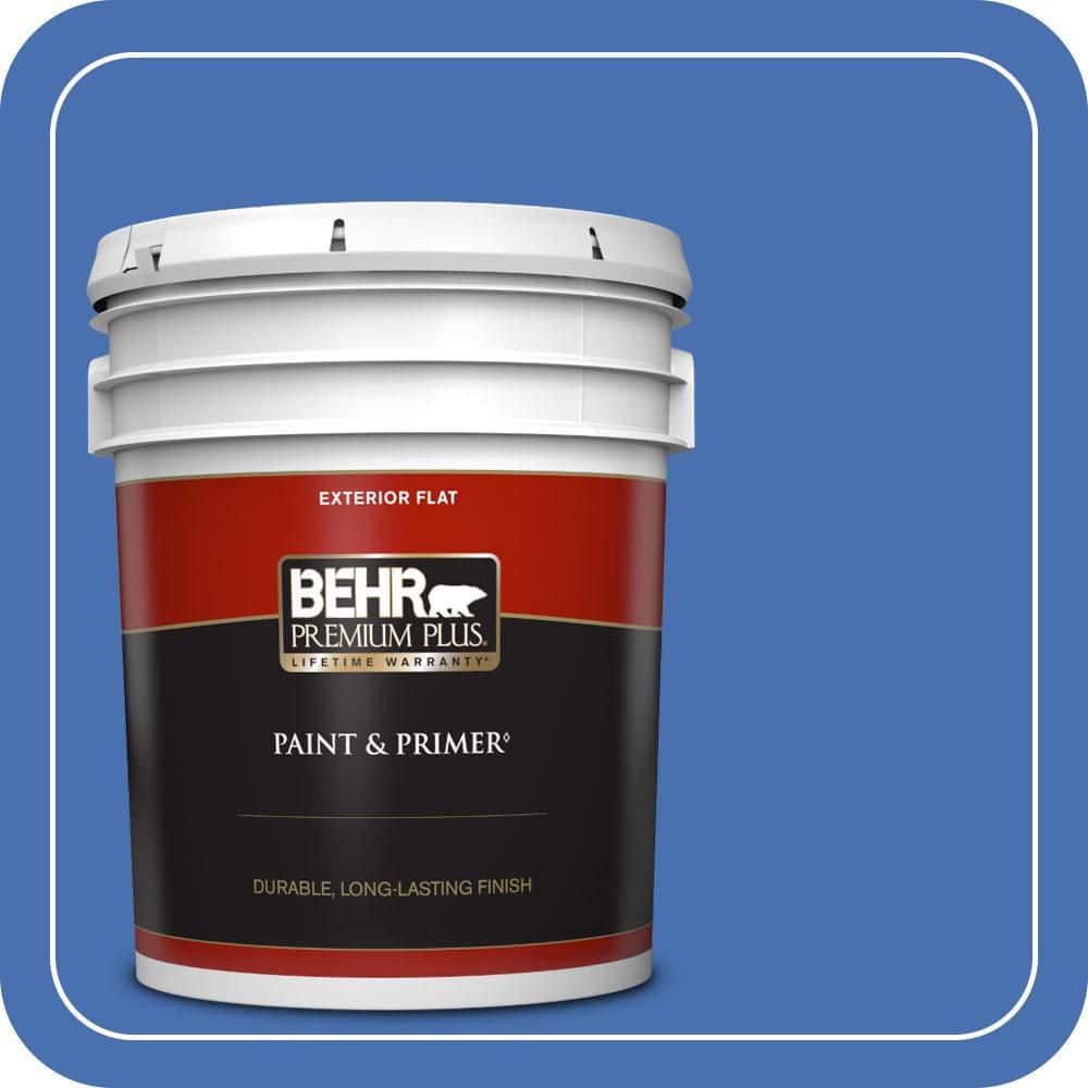 5 gal. Home Decorators Collection #HDC-SM16-07 Croquet Blue Flat Exterior Paint & Primer price history on PriceWatchPro