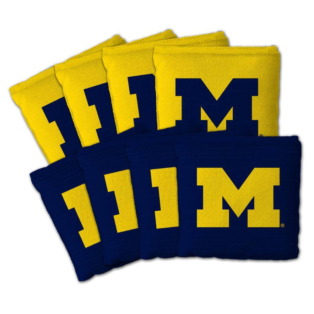 Michigan Wolverines Bean Bags 8pk product image for price tracking