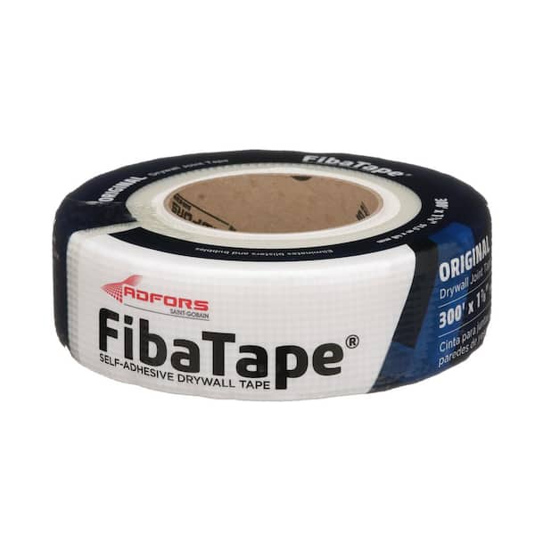Saint-Gobain ADFORS FibaTape Standard White 1-7/8 in. x 300 ft. Self-Adhesive Mesh Drywall Joint Tape