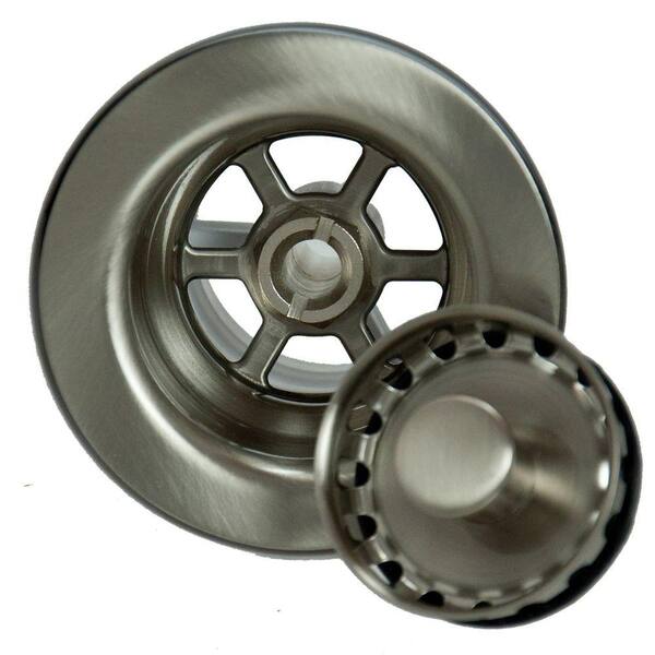 Barclay for Something Special 4.5 in. Bar Sink Strainer in Brushed Nickel