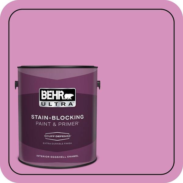 BEHR ULTRA 1 gal. #680B-4 Pressed Flower Extra Durable Eggshell Enamel Interior Paint & Primer
