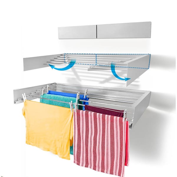 RV Clothes Drying Rack Wet Laundry Hanging Organizer Small Air Dry