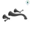 Delta Cassidy 2-Handle Wall Mount Bathroom Faucet Trim Kit in Venetian ...