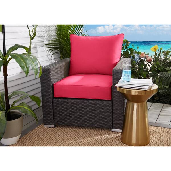 Pink outdoor outlet seat cushions