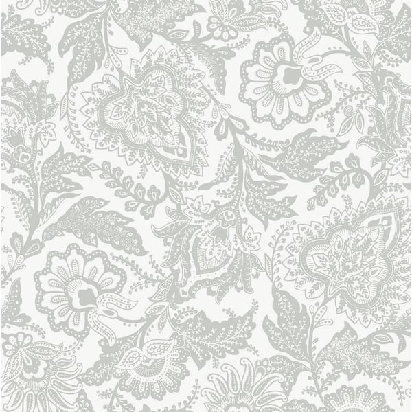 Vera Bradley Grey Java Vinyl Peel and Stick Wallpaper