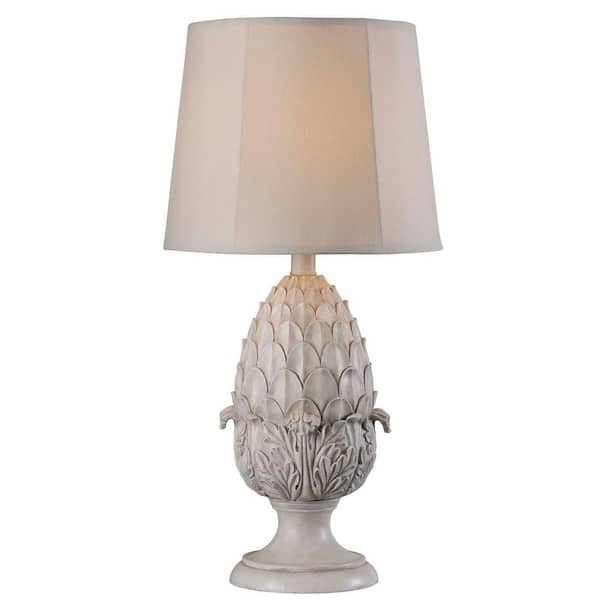 H Roman White Outdoor Table Lamp, Artichoke Table Lamp Uk