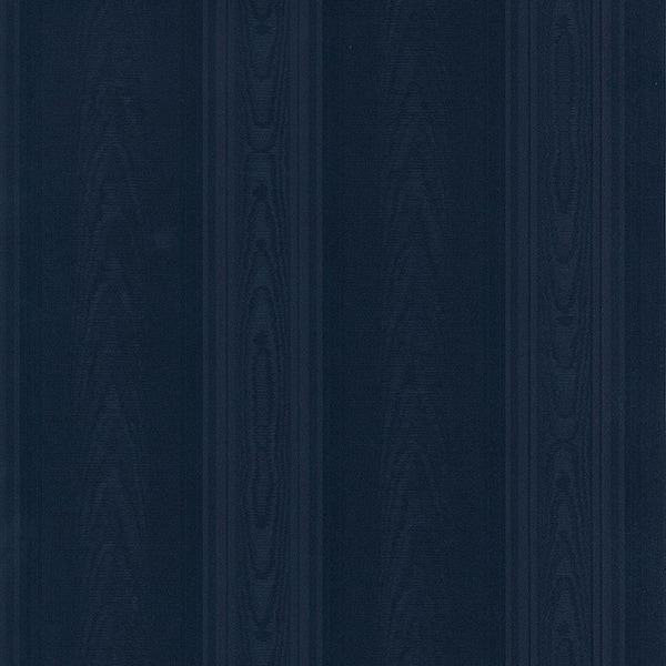 Medium Moir Stripe Vinyl Roll Wallpaper (Covers 56 sq. ft.)