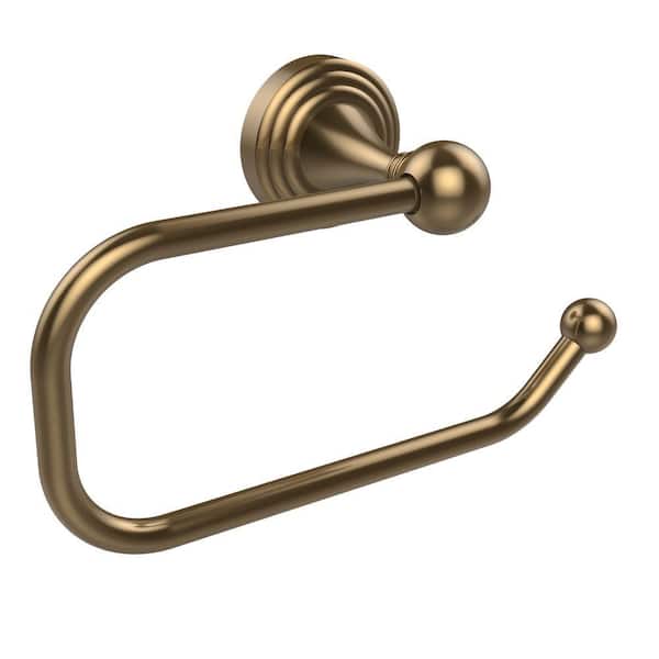 Allied Brass Sag Harbor Collection European Style Single Post Toilet Paper Holder in Brushed Bronze