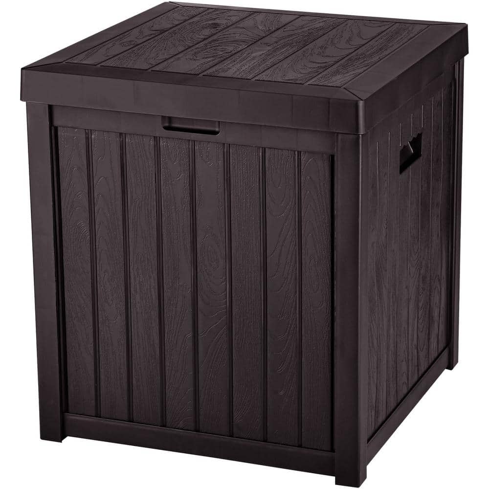 51 Gal. Brown Resin Deck Box