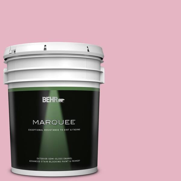 BEHR MARQUEE 5 gal. Home Decorators Collection #HDC-SP16-10 Japanese Rose Garden Semi-Gloss Enamel Exterior Paint & Primer