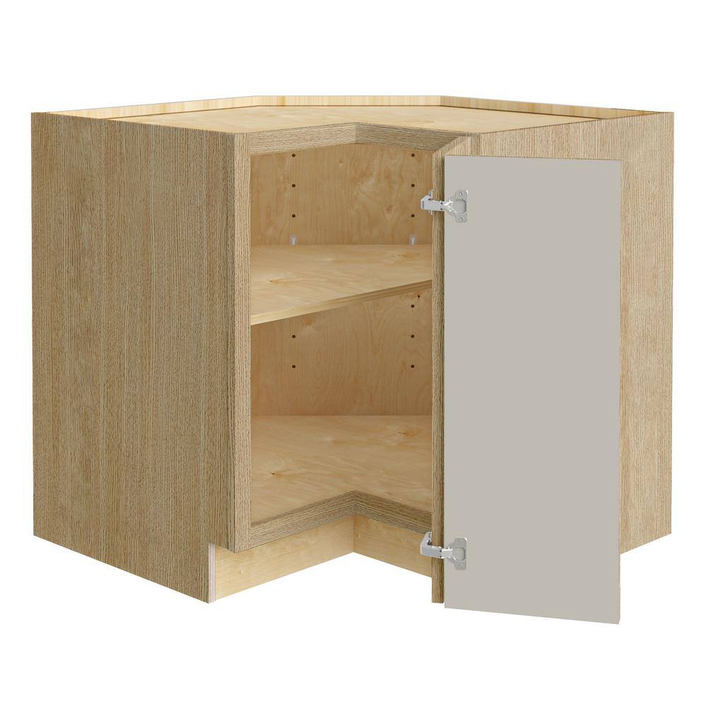 Hargrove 36 in. W x 36 in. D x 34.5 in. H Assembled Plywood Corner Easy Rea