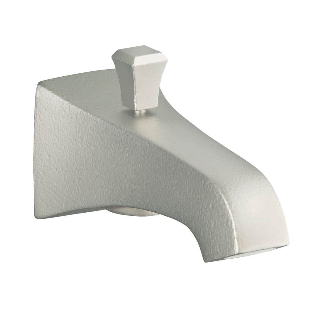 KOHLER Memoirs Diverter Bath Spout in Vibrant Brushed Nickel