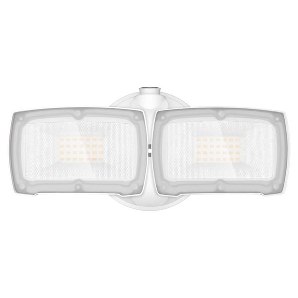 28 Watt Equivalent 3000 Lumen 270° White Motion Sensing Dusk to Dawn LED Flood Light Outdoor 1-Pack