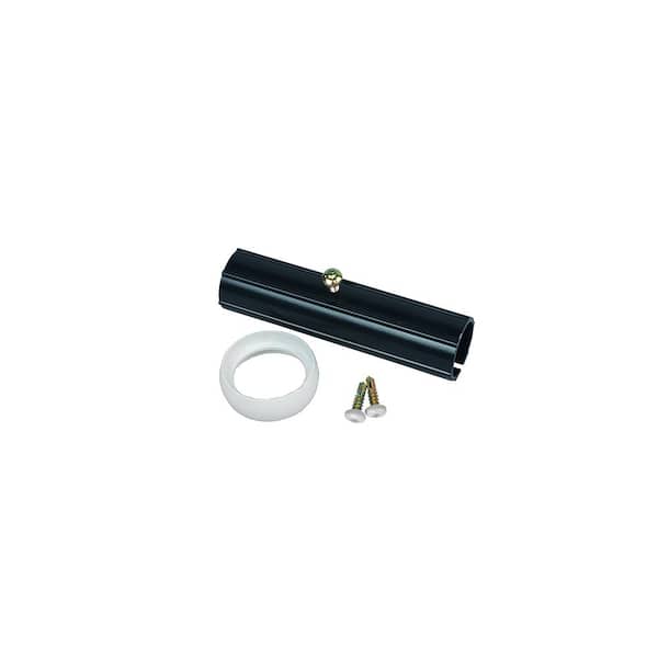 WESTBURY Continuous Handrail 4 in. White Aluminum Internal Connector Fine Texture ADA Compliant