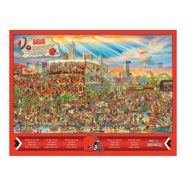 Cleveland Browns Vintage Program 16 Jigsaw Puzzle