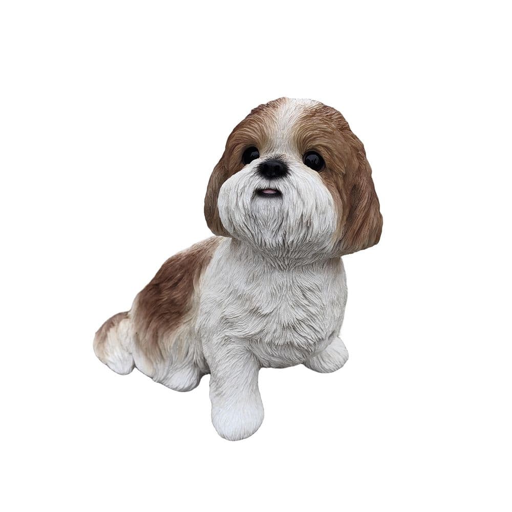 Shizu Harmony: Elegant Polyresin Figurine in Brown and White price history on PriceWatchPro