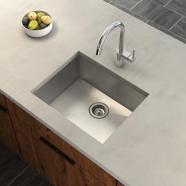 MOEN 1800 Series Undermount Stainless Steel 22 in. Single Bowl