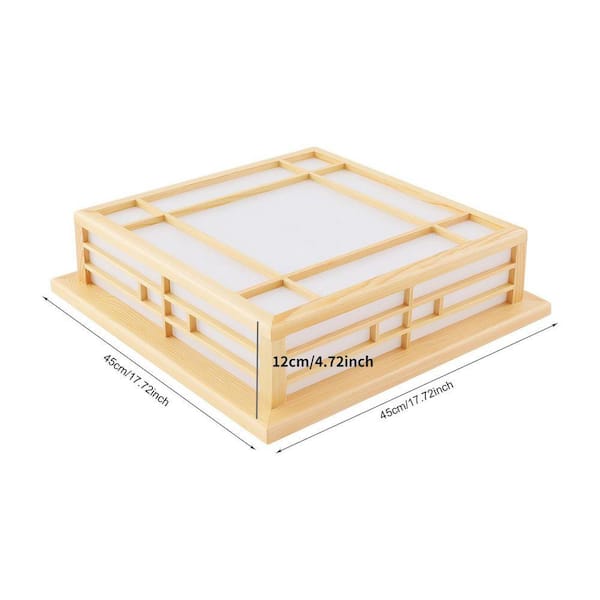 Have a question about OUKANING 17.72 in. Wood Japanese Square