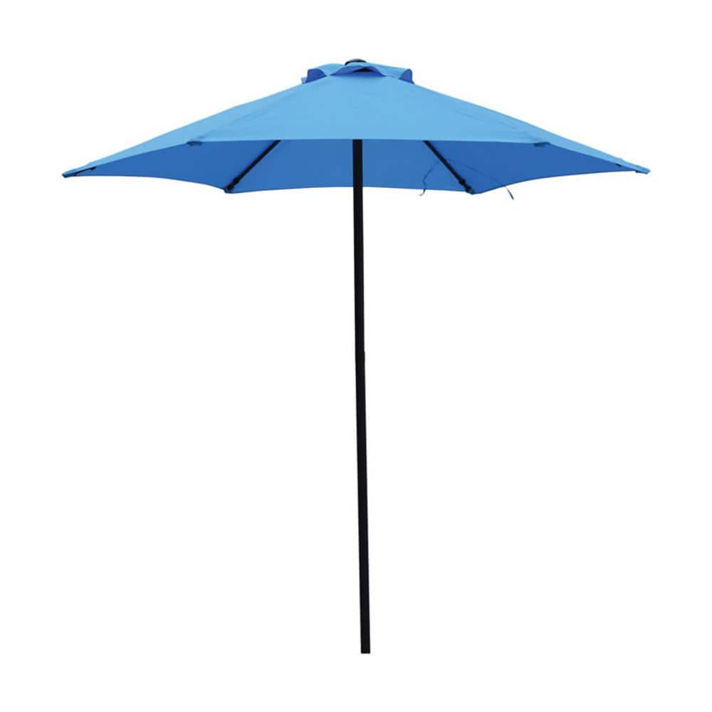 UPC 843518083451 product image for 7.5 ft. Market Tiltable Patio Umbrella in Blue | upcitemdb.com