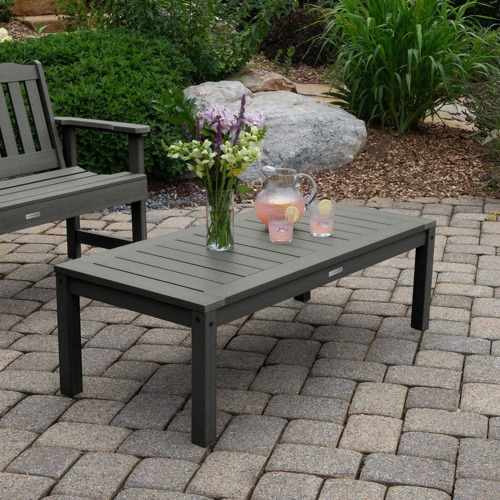 Coastal Teak Rectangular Synthetic Wood Outdoor Coffee Table