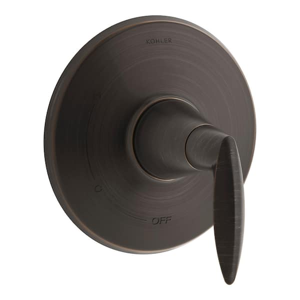 KOHLER Alteo Rite-Temp 1-Handle Wall-Mount Tub and Shower Faucet Trim Kit in Oil-Rubbed Bronze (Valve Not Included)