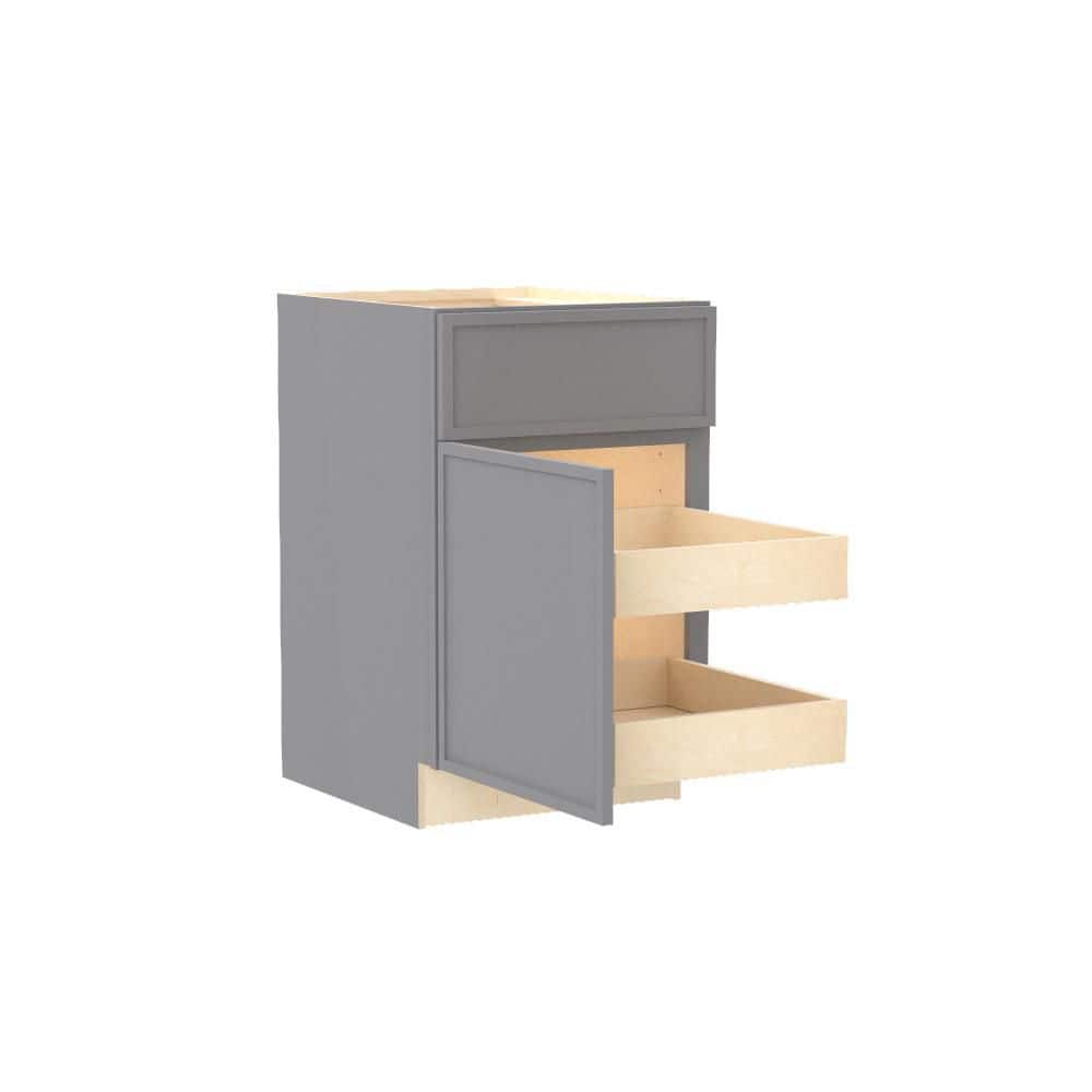 Franklin 21 in. W x 24 in. D x 34.5 in. H Assembled Plywood Base Kitchen Cabinet in Veiled Gray with 2ROT Soft Close LH price history on PriceWatchPro