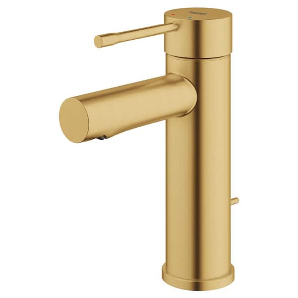 Essence New Single Hole Single-Handle 1.2 GPM Bathroom Faucet in Brushed Cool Sunrise