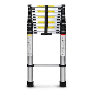 16.4 ft. Aluminum Telescoping Collapsible Extension Ladder 330 lbs. Load Capacity Duty Rating