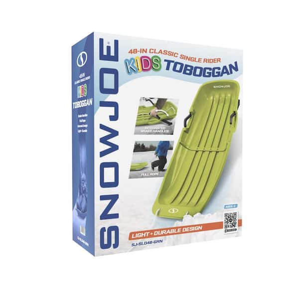 「LEAD SLED」　gloom 34×32 レングス72.5 Snow Joe Classic Toboggan 48 in. Snow Sled, Up To 2 Riders, Brakes