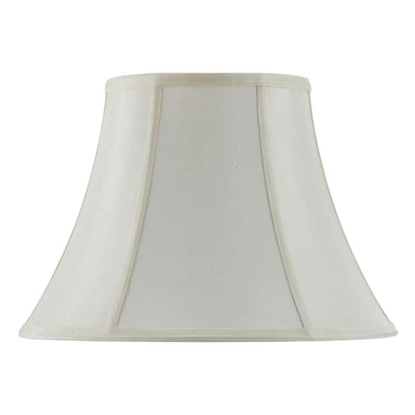 CAL Lighting 12.5 in. Eggshell Bell Fabric Lamp Shade