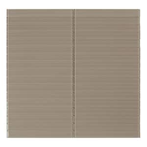 Take Home Sample - Elm Taupe 4 in. x 4 in. Glass Peel and Stick Wall Mosaic Tile (0.11 sq.ft./ 1-pack)