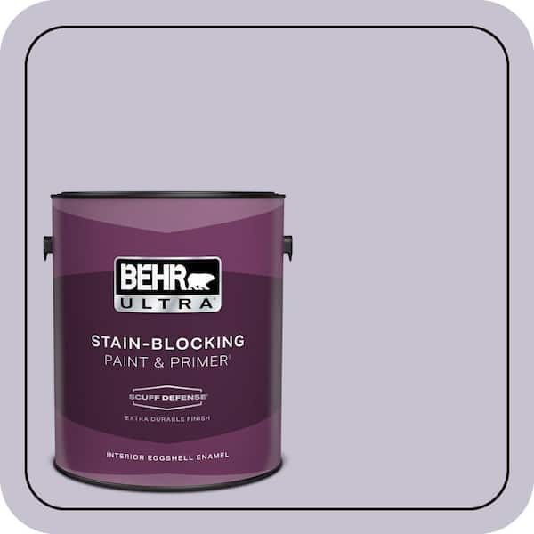 BEHR ULTRA 1 gal. #ICC-44 Lavender Bouquet Extra Durable Eggshell Enamel Interior Paint & Primer