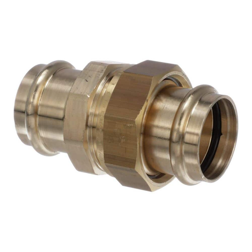 93540 Viega 93540 PureFlow Press 90° elbow Zero Lead Bronze, 3/4'' x 3/4''  - Republic Plumbing Supply Co.