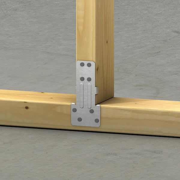 RSP 4-1/2 in. Galvanized Reversible Stud-Plate Tie