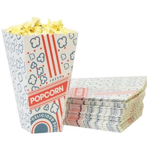 Small Red, White and Blue Popcorn Scoop Box (0.75 oz.), 100 count