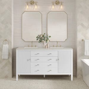James Martin Vanities Myrrin 60.0 in. Double Bath Vanity in Bright ...